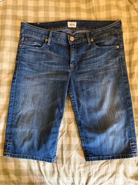 Hudson Jeans Blue Denim Jean Shorts